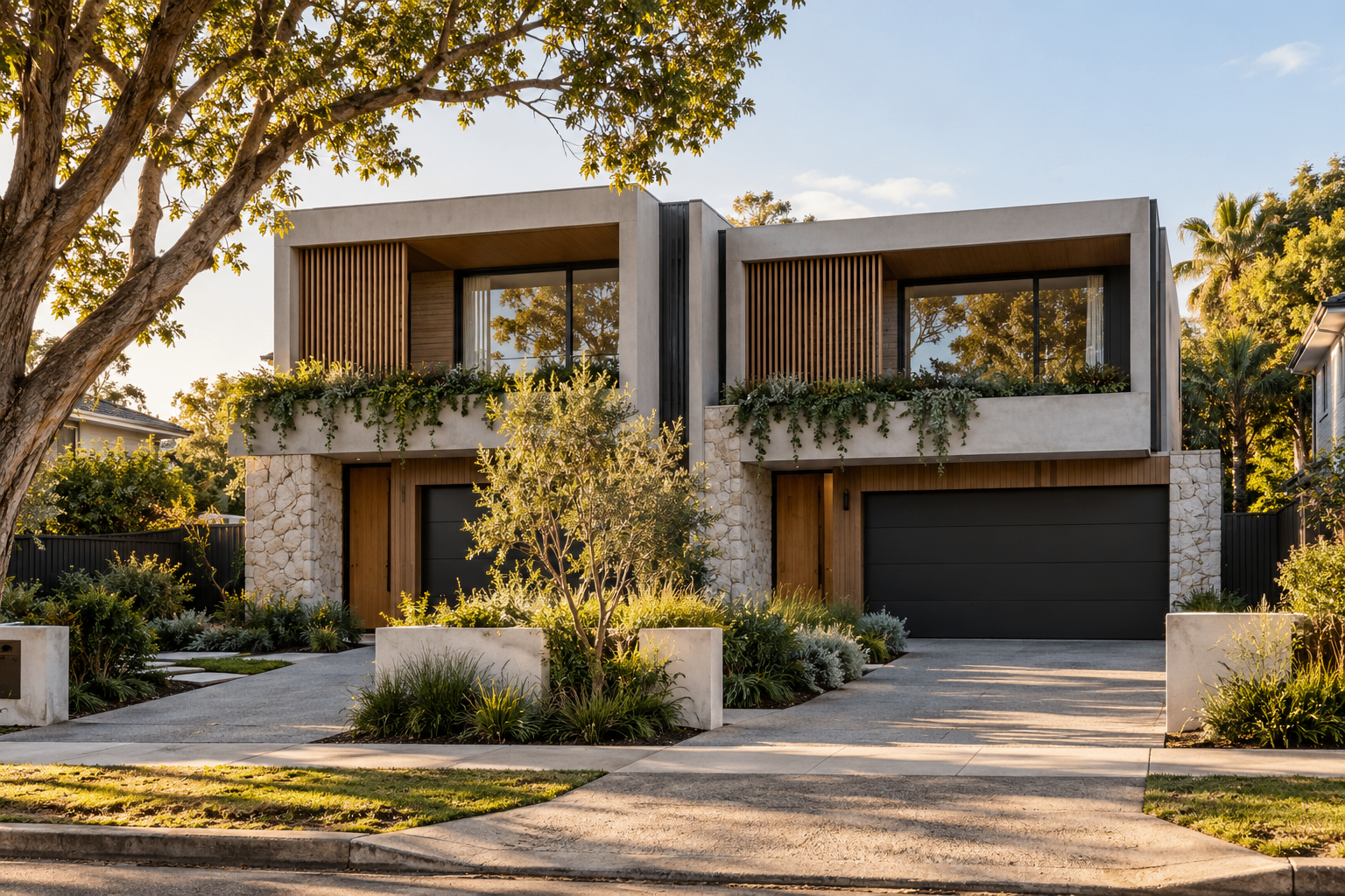 Stone & Timber Duplex, Australia